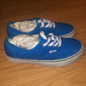 Vans Blue Womens Shoes Size 7